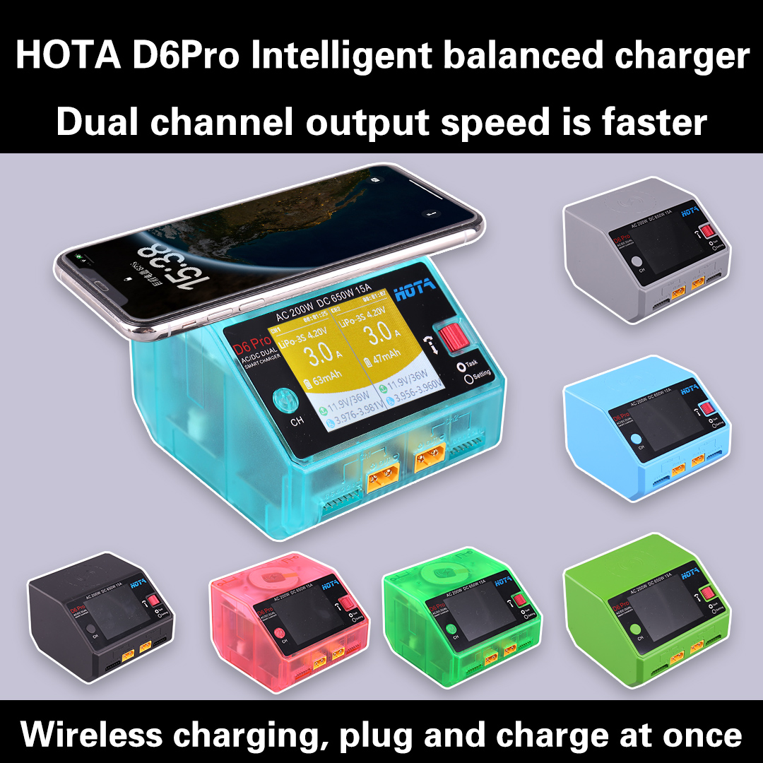 HOTA D6 pro Dual Channel Lipo  - đánh giá và giá Hota D6 Pro Dual Lipo Charger