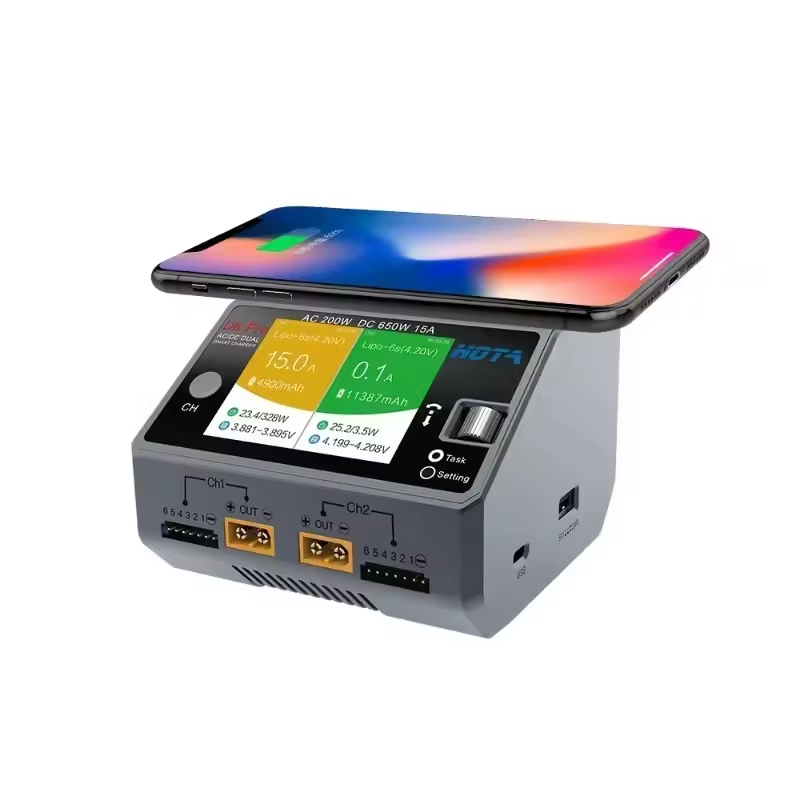 Original HOTA D6 Pro AC 200W D - đánh giá và giá Hota D6 Pro Dual Lipo Charger