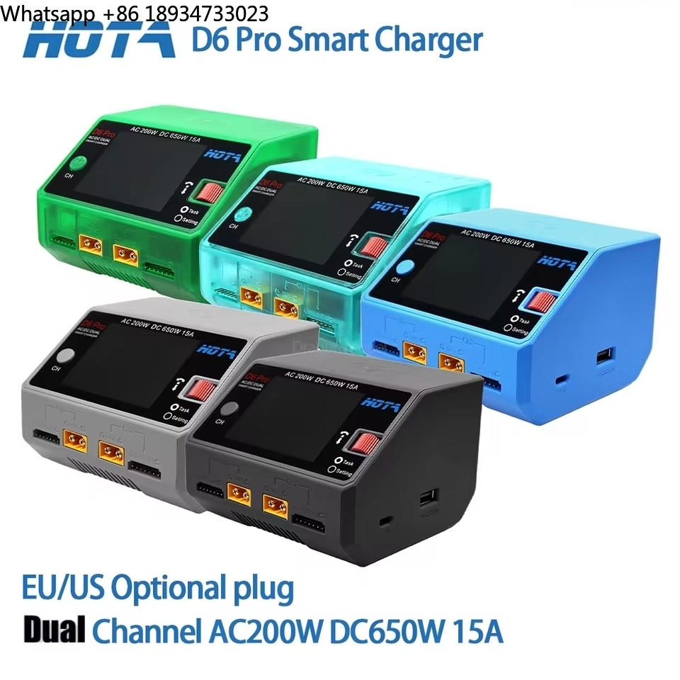 HOTA D6 Pro Smart Charger Dual - đánh giá và giá Hota D6 Pro Dual Lipo Charger