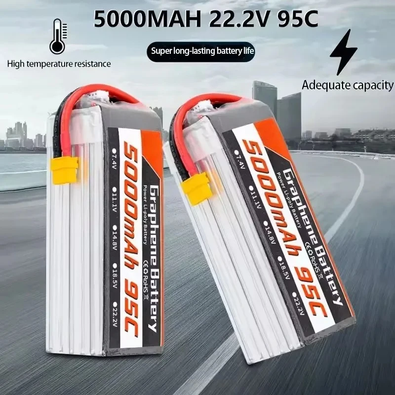 95C 22.2V 6S 5000mAh Lipo Batt - đánh giá và giá 6S Lipo Battery 22.2V 5000Mah