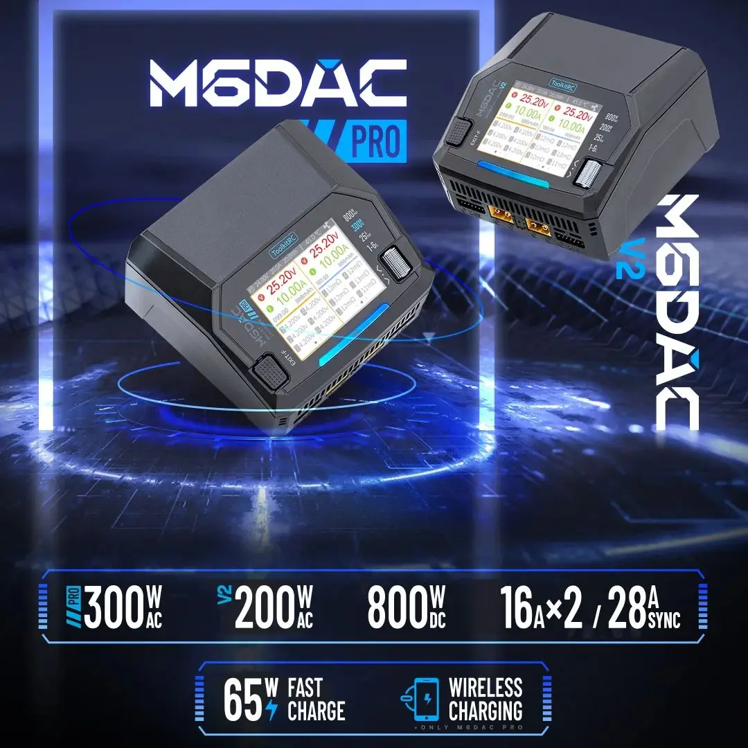 ToolkitRC M6DAC PRO V2 Dual Ch - đánh giá và giá Toolkitrc M6Dac Smart Charger